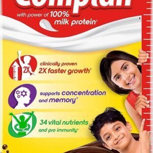 Complan Nutrition and Health Drink | 100% Milk Protein for Concentration, Memory & Growth | Flavour Creamy Classic
