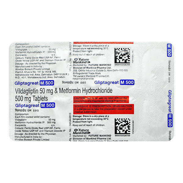 Gliptagreat M 500 Tablet