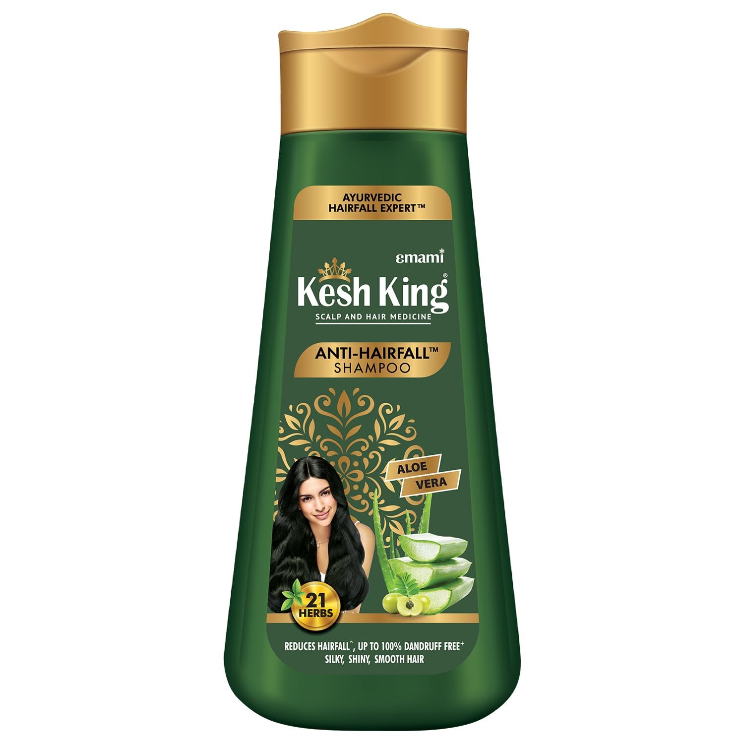 Kesh King Scalp and Hair Medicine Anti-Hairfall Aloe and 21 Herbs Shampoo