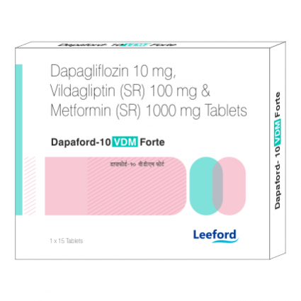 Dapaford VDM Forte 10mg/1000mg/100mg Tablet SR