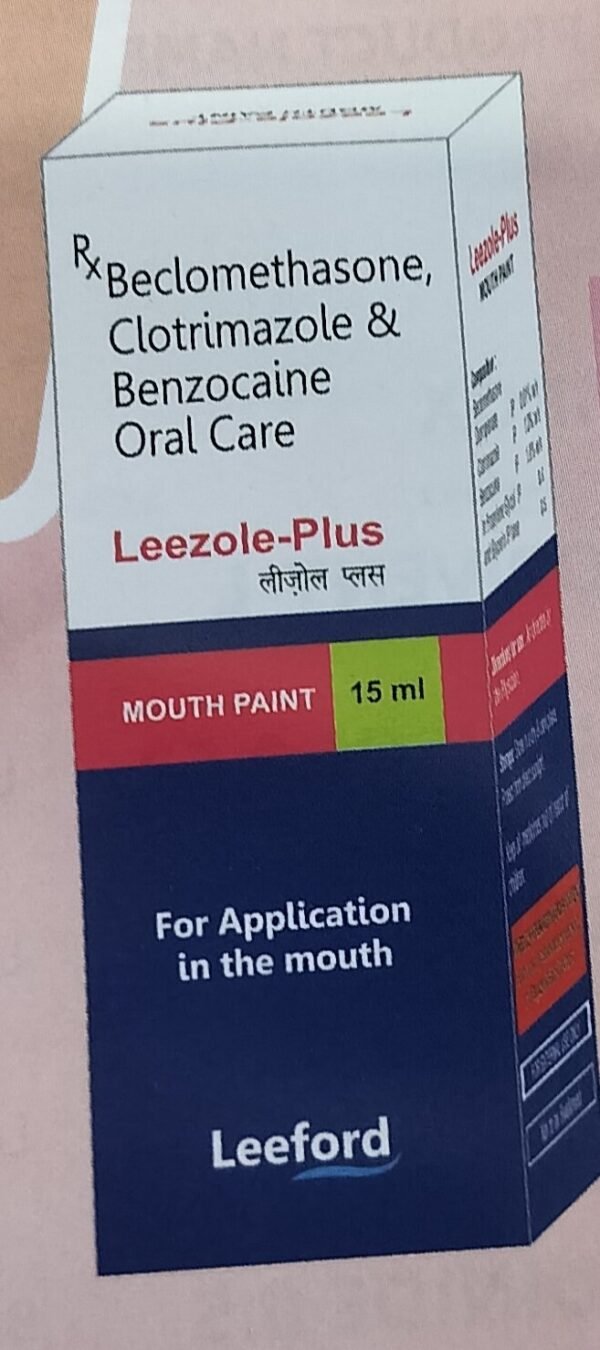 Leezole plus mouth paint