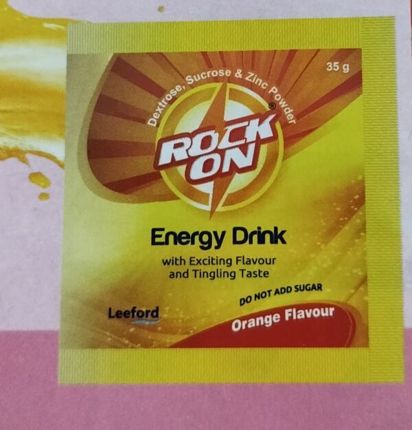 Rock on 35 gm energy drink(10 pouch)