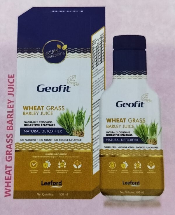Geofit Wheat grass barley juice 500ml
