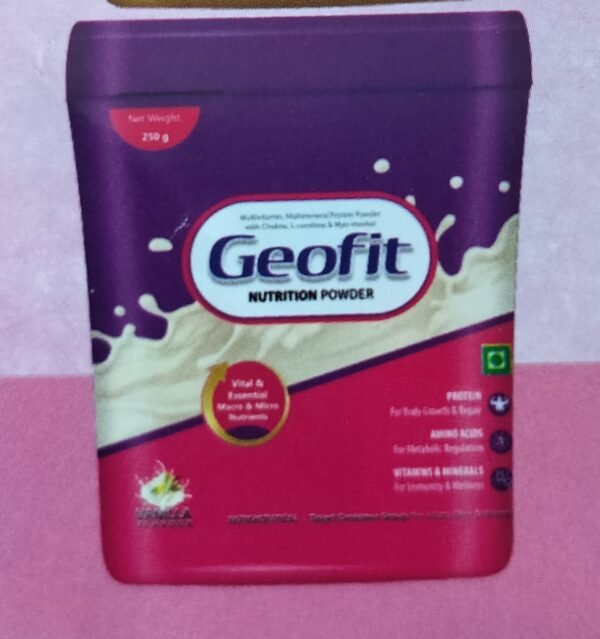 Geofit Nutrition powder Vanilla flavour