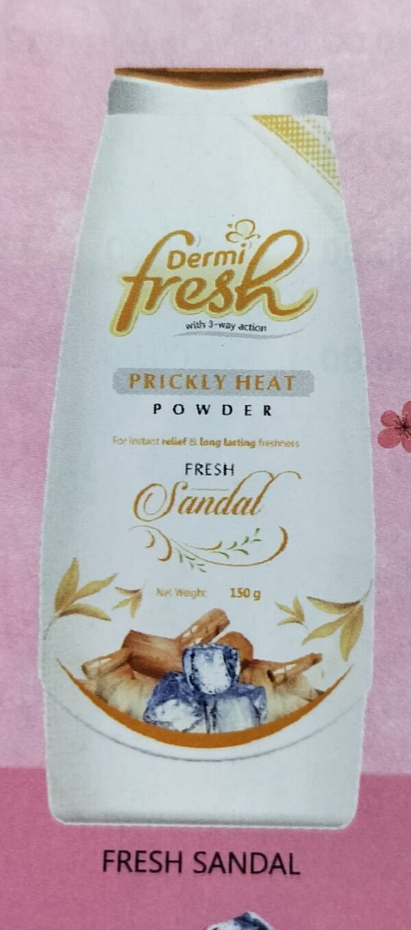 Dermifresh powder(sandal,rose,lemon,Jasmine,cool,lavender)