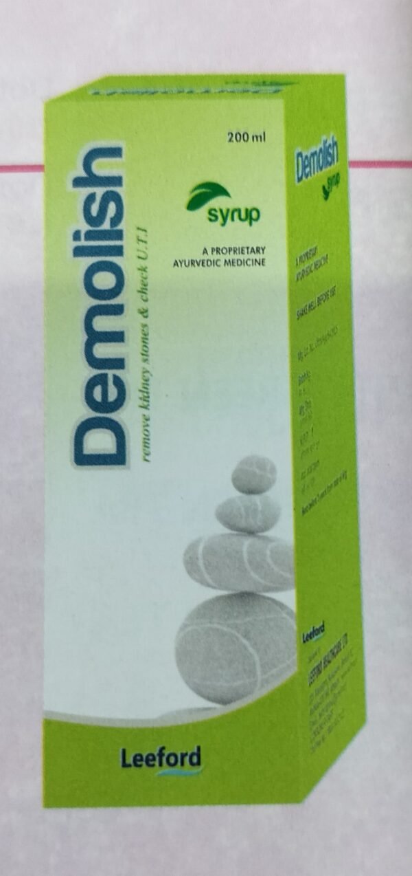 Demolish syrup