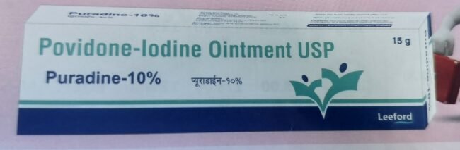 Puradine 10% Ointment – Povidone Iodine 10% for Wound and Burn Treatment