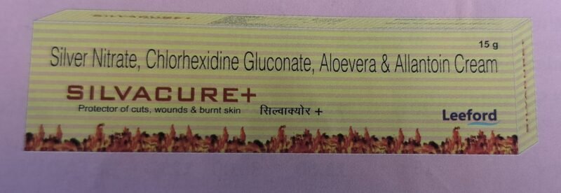 Silvacure Plus Cream for Burns and Wound Healing