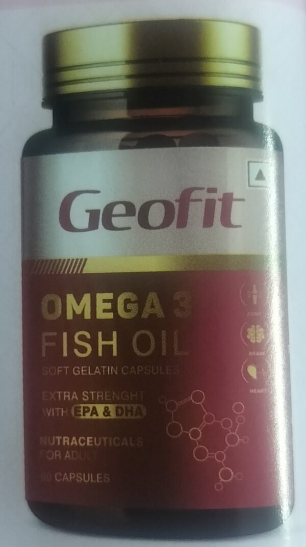 Geofit Omega 3 Fish Oil Capsule(30 SGs in Bottle)