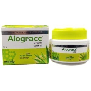 Alograce Moisturising Cream with Aloe Vera | For Dry to Normal Skin, Sensitive Skin