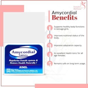 Amycordial Tablet Female Health Restorative