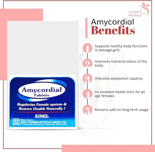 Amycordial Tablet Female Health Restorative
