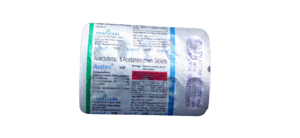 Anthro 100 mg/500 mg Tablet
