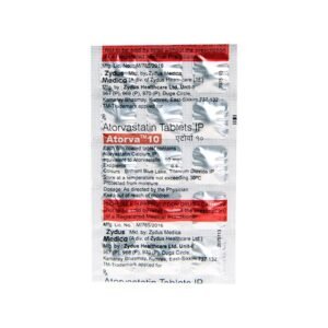 Atorva 10mg Strip Of 15 Tablets