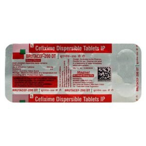 Brutacef 200mg Tablet DT