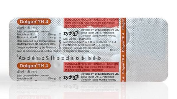 Dolgon TH 100mg/4mg Tablet