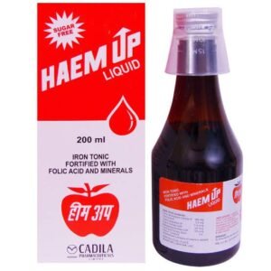 Haem UP Liquid | Iron Tonic Fortified with Folic Acid & Minerals | Sugar-Free