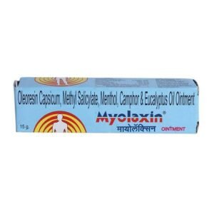 Myolaxin Ointment with Menthol, Camphor & Eucalyptus Oil