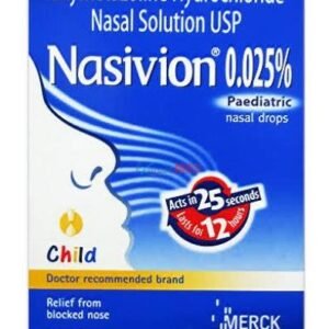 Nasivion 0.025% Paediatric Nasal Drops Child