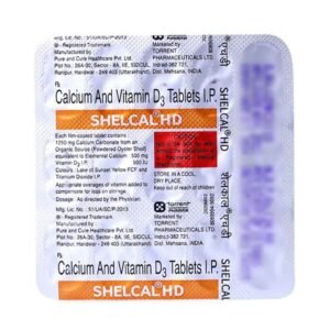 Shelcal - HD Tablet with Calcium & Vitamin D3 | Bone, Joint & Muscle Care