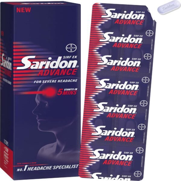 Saridon Advance Tablet for 5 in 1 Pain Relief