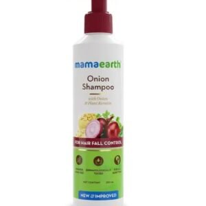 Mamaearth Onion Shampoo for Hair Fall & Hair Care |SLS & Paraben-Free |For All Hair Types