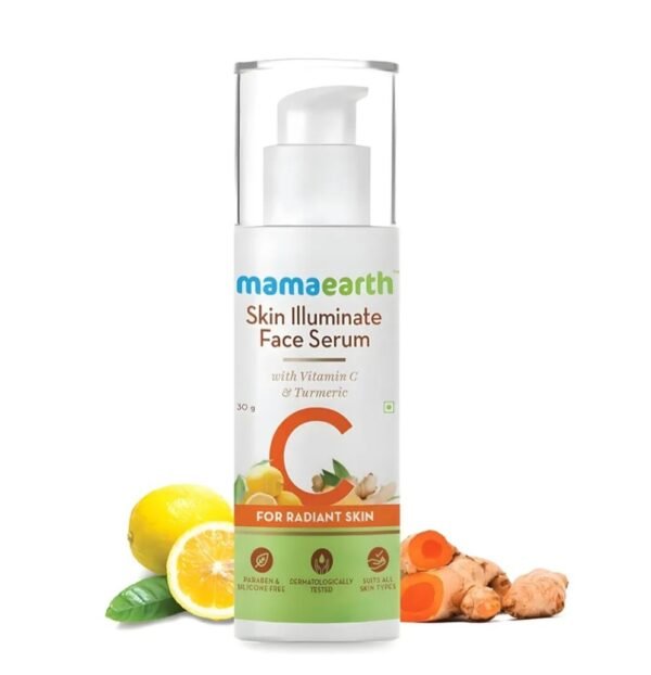 Mamaearth Skin Illuminate Vitamin C Face Serum.