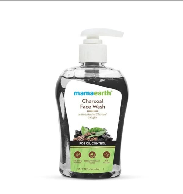 Mamaearth Charcoal Face Wash with Activated Charcoal & Coffee for Oil Control