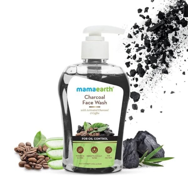 Mamaearth Charcoal Face Wash with Activated Charcoal & Coffee for Oil Control - Image 2