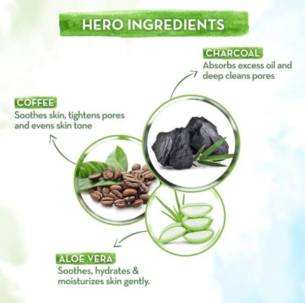 Mamaearth Charcoal Face Wash with Activated Charcoal & Coffee for Oil Control - Image 3