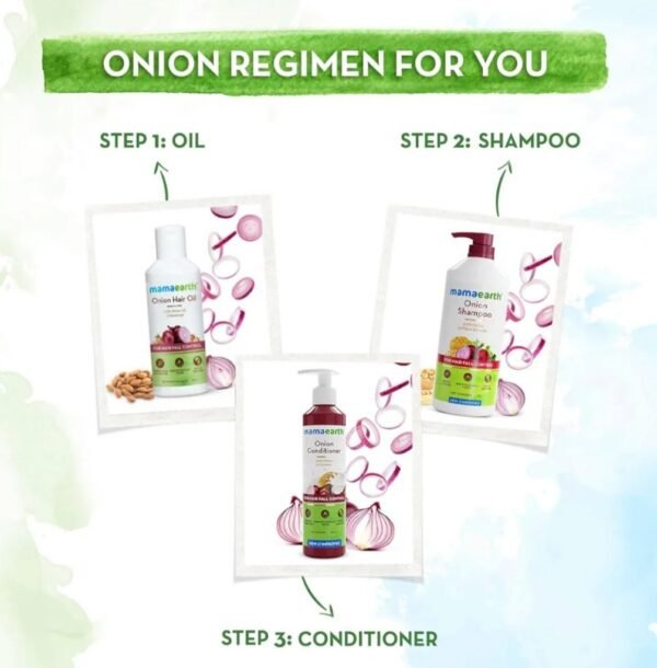Mamaearth Onion Shampoo for HairFall & Hair Care - Image 7