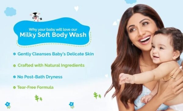 Mamaearth Milky Soft Body Wash for Babies - Image 3