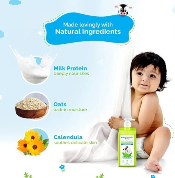 Mamaearth Milky Soft Body Wash for Babies - Image 5