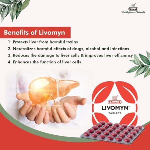 Charak Livomyn Tablet 30's - Image 4